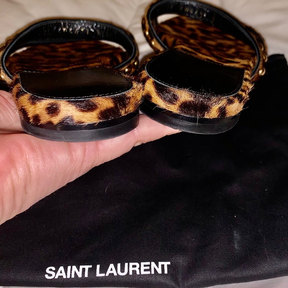Saint Laurent, Gia Stud Sandals Gem
